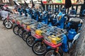 Scooters for sale in Beijing city, China Royalty Free Stock Photo