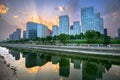 Beijing, China CBD Cityscape Royalty Free Stock Photo