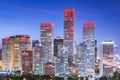 Beijing, China Financial District Royalty Free Stock Photo