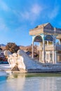 Marble Boat AKA Boat of Purity and Ease of the Beijing Summer Palace in Beijing, China Royalty Free Stock Photo