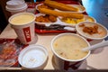 A meal set inside a branch of KFC restaurant in beijing, China