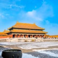 Qianqinggong Palace of Heavenly Purity at the Forbidden City in Beijing, China