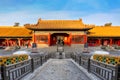 Yuhuayuan the imperial garden at the Forbidden City in Beijing, China Royalty Free Stock Photo