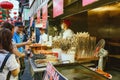 Night food market in Beijing, China Royalty Free Stock Photo