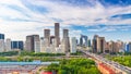 Beijing, China modern financial district skyline Royalty Free Stock Photo