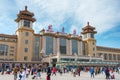 Beijing Railway Station in Beijing, China.