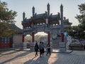 Tour groups at Summer Palace outside Beijing, China