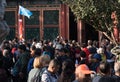 Tour groups at Summer Palace outside Beijing, China