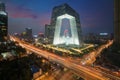 Beijing ,China - October 22 ,2017 : China`s Beijing City, a famous landmark building, China CCTV CCTV 234 meters tall