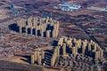 Beijing,China in the residential area which is visible from an airplane Royalty Free Stock Photo