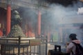 BEIJING, CHINA - SEP 21, 2017 : The Buddha worship