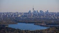 Beijing city skyline and Summer Palace panorama Royalty Free Stock Photo