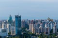 Beijing citscape, aerial view, China Royalty Free Stock Photo