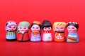 Beijing clay figurine. Royalty Free Stock Photo