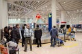 Airport luggage claim area Royalty Free Stock Photo