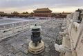 Beijing Forbidden City sunset Royalty Free Stock Photo