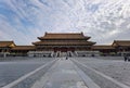 Beijing Forbidden City sunset Royalty Free Stock Photo