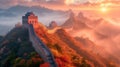 Beijing Great Wall, China Royalty Free Stock Photo