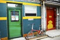 Beijing Hutong House with Red Door & Bike