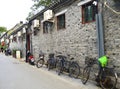 Beijing Hutong, the old Beijing residential area. Royalty Free Stock Photo