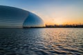 Beijing National Centre for the Performing Arts, at sunset Royalty Free Stock Photo