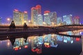 Beijing night scenery Royalty Free Stock Photo