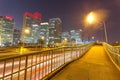 Beijing night scenery Royalty Free Stock Photo