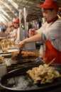 Beijing night snack market Royalty Free Stock Photo