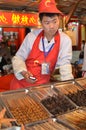 Beijing night snack market Royalty Free Stock Photo