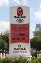 Beijing Olympics Countdown Clock