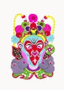 Beijing Opera Facial Masks Royalty Free Stock Photo