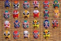 Beijing Opera Facial Masks Royalty Free Stock Photo