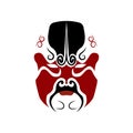Beijing opera mask of ancient people Royalty Free Stock Photo