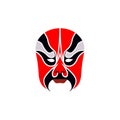 Beijing opera mask of ancient people Royalty Free Stock Photo