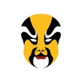 Beijing opera mask of ancient people Royalty Free Stock Photo