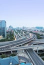 Beijing overpass at night Royalty Free Stock Photo