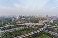 Beijing overpass at night Royalty Free Stock Photo