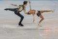 BEIJING 2022:  Pair Figure Skating Short Program Royalty Free Stock Photo