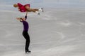 BEIJING 2022:  Pair Figure Skating Short Program Royalty Free Stock Photo