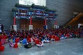 Beijing pupils collective activities