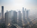 Beijing Smog and Air Pollution Royalty Free Stock Photo
