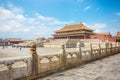 Beijing traditional buildings of the Forbidden City