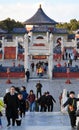 Beijing, Vietnam, March 30, 2019: Vietnamese walking in Beijing, the forbidden city Royalty Free Stock Photo