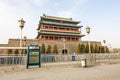 Beijing Zhengyangmen building in China Royalty Free Stock Photo