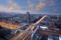 Beijing Zhongguancun ring road rush hour, China Royalty Free Stock Photo