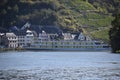 Beilstein, Germany - 10 06 2022: passenger ship turning at Beilstein