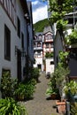Historic village of Beilstein at river Mosel