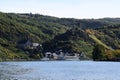 Beilstein, Germany - 10 06 2022: Mosel with Beilstein, late afternoon