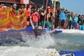 Watersplash on the Feuerkogel Ebensee, Austria