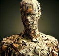 Being made out of money concept